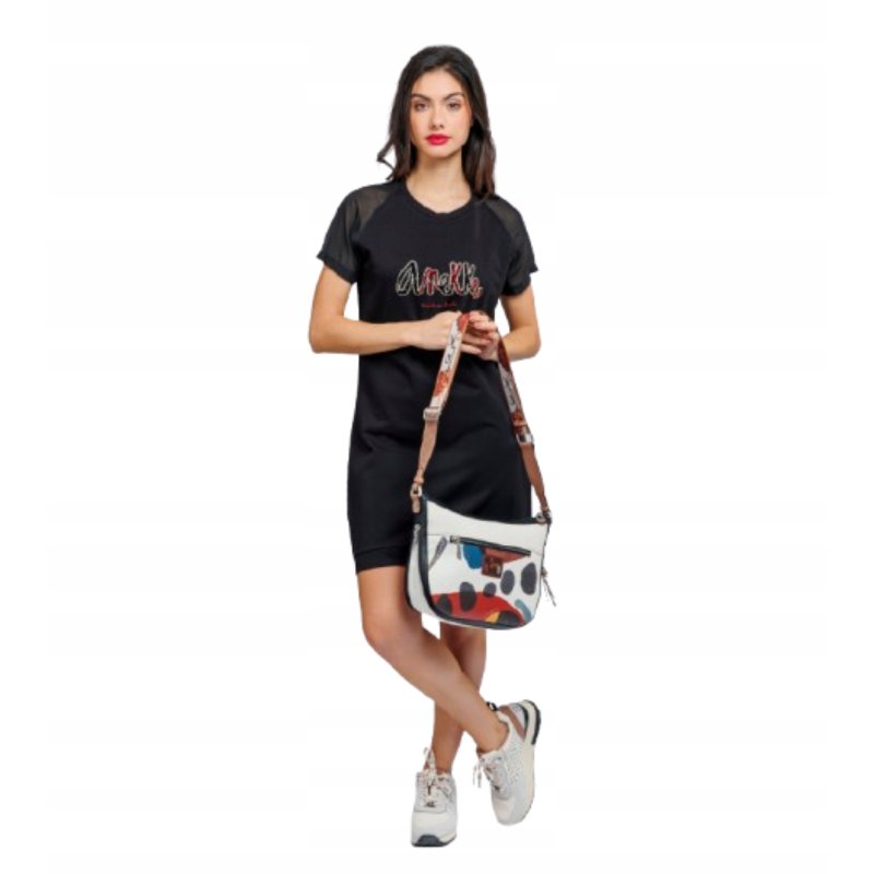 TOREBKA DAMSKA CROSSBODY Z REGULOWANYM PASKIEMANEKKE ANEKKE ALMA