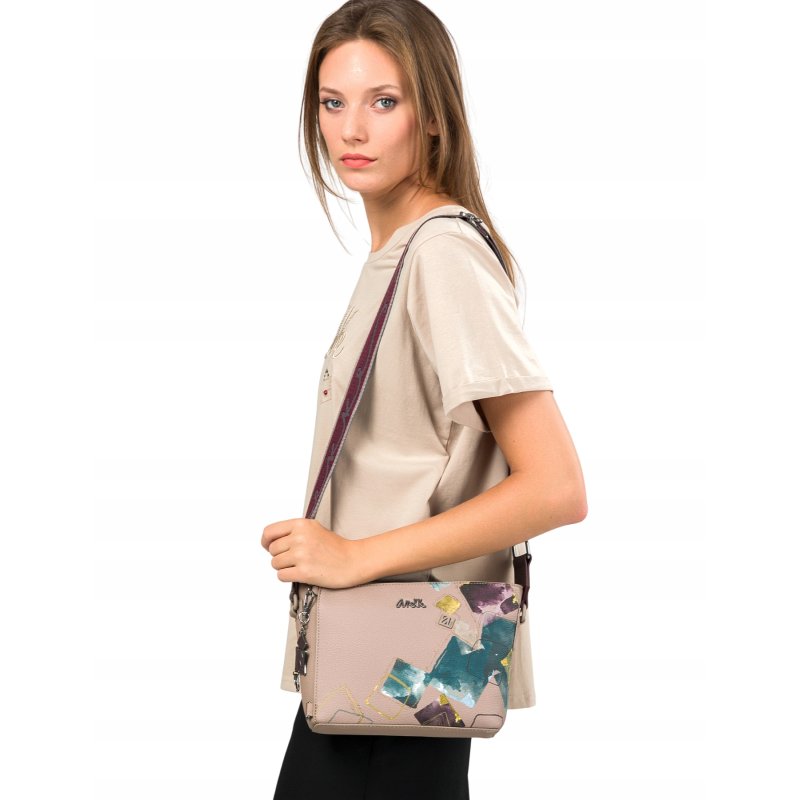TOREBKA DAMSKA CROSSBODY LISTONOSZKA MODNA ELEGANCKA ANEKKE EVOLUTION